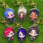 Arcane Glitter Epoxy Keychains