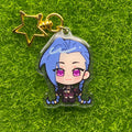 Arcane Glitter Epoxy Keychains