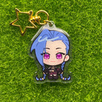 Arcane Glitter Epoxy Keychains