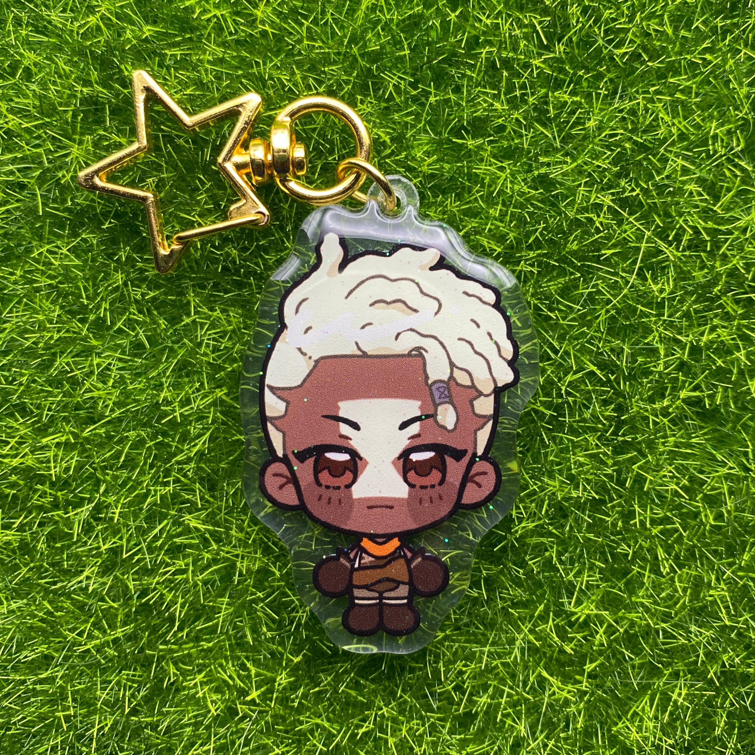 Arcane Glitter Epoxy Keychains