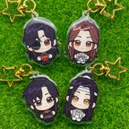 Danmei Glitter Epoxy Keychains