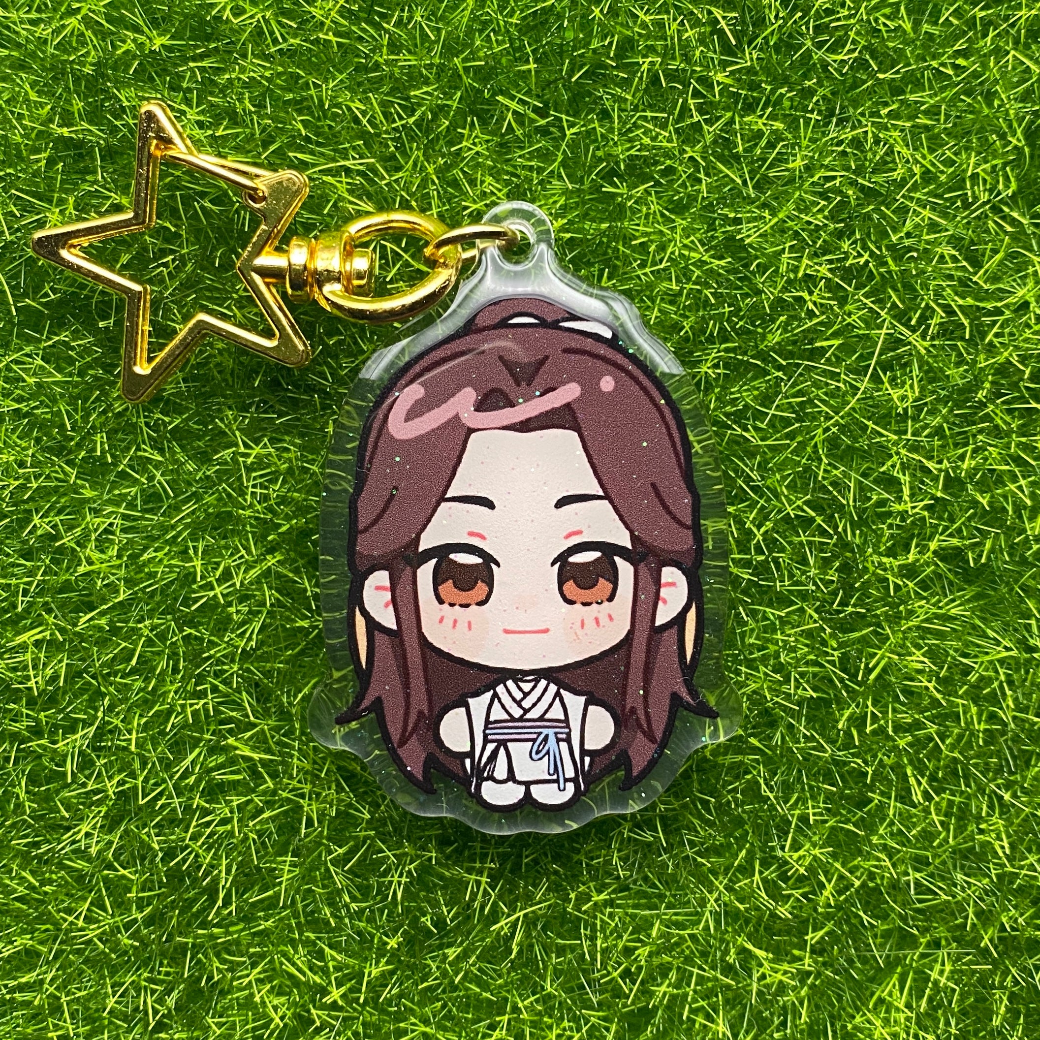 Danmei Glitter Epoxy Keychains