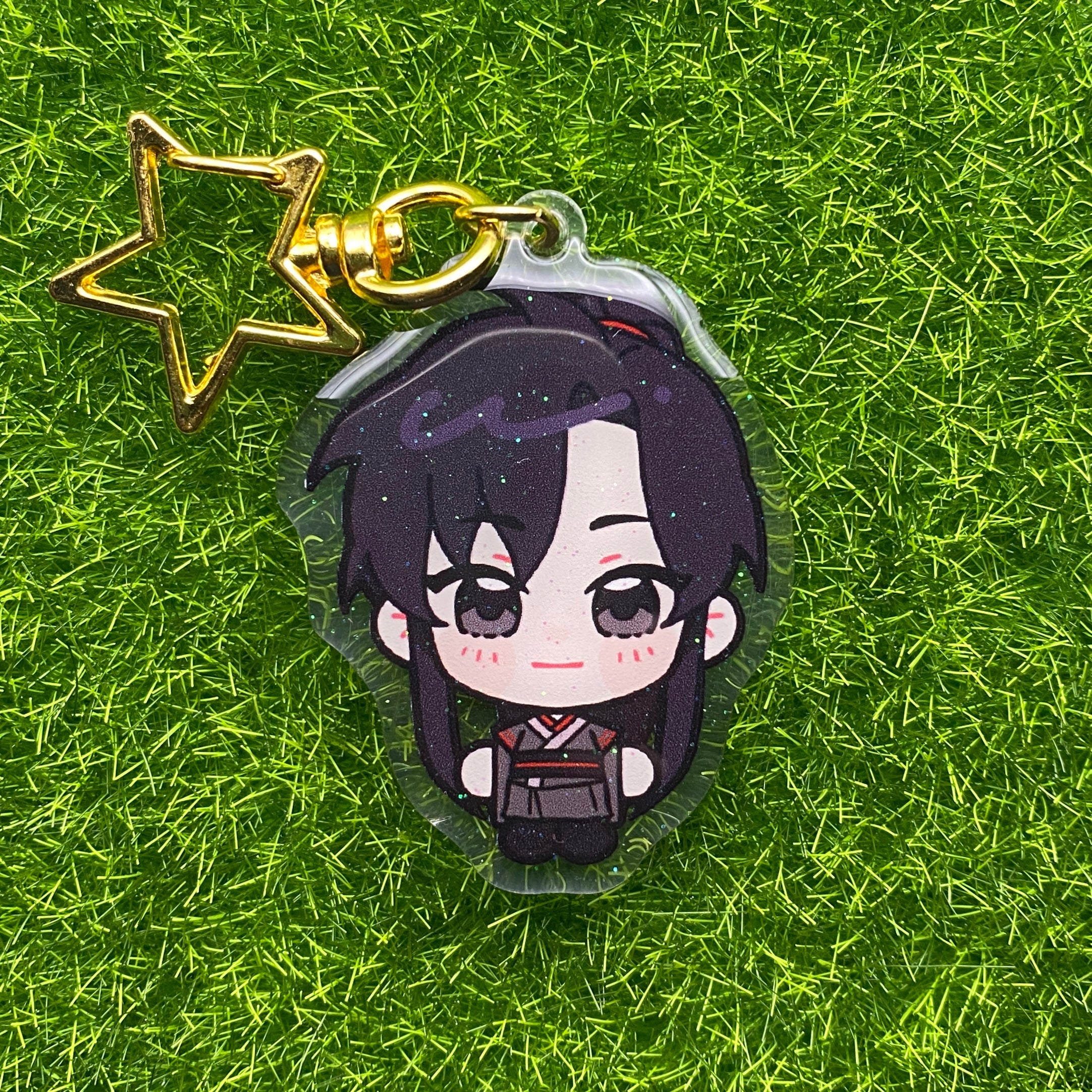 Danmei Glitter Epoxy Keychains