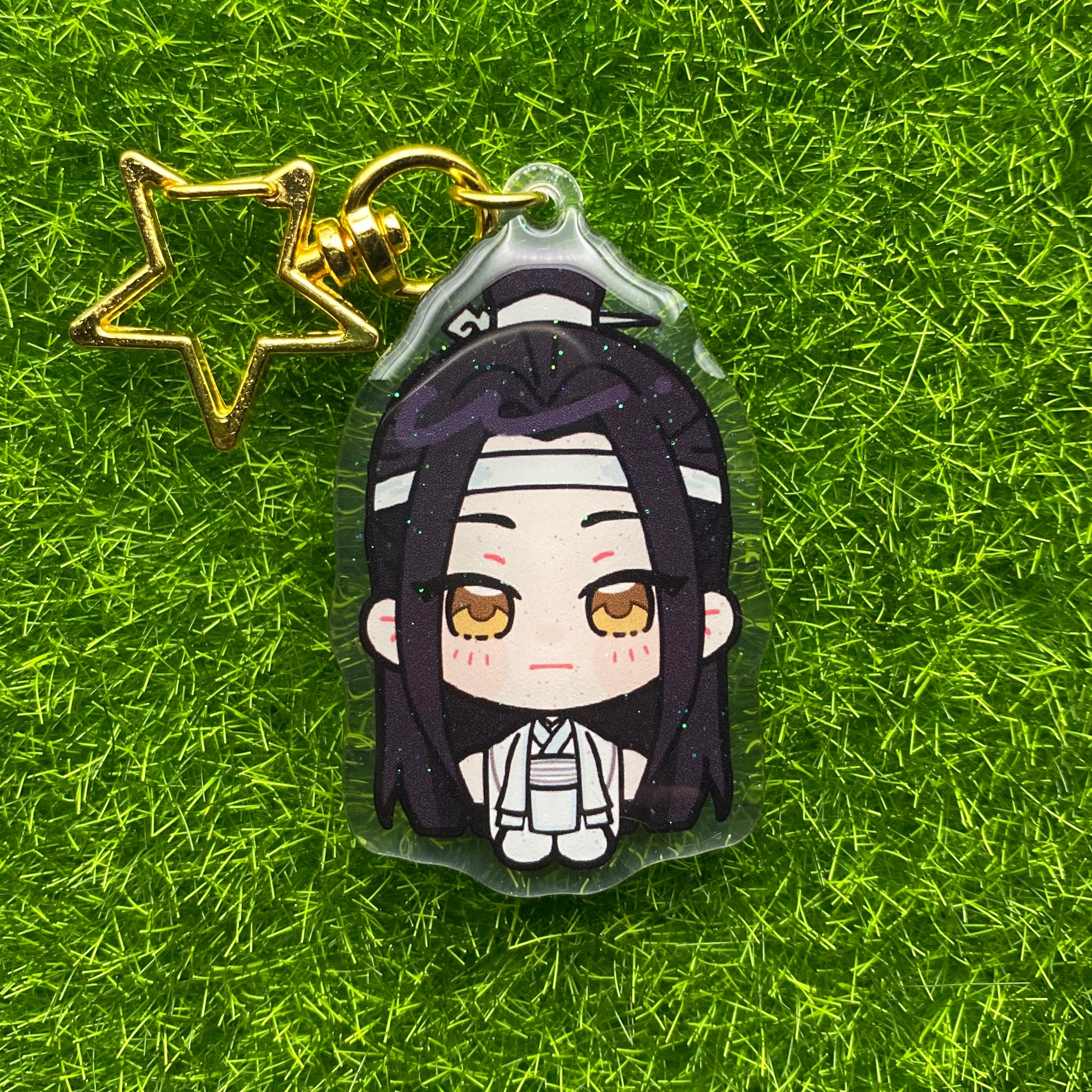 Danmei Glitter Epoxy Keychains