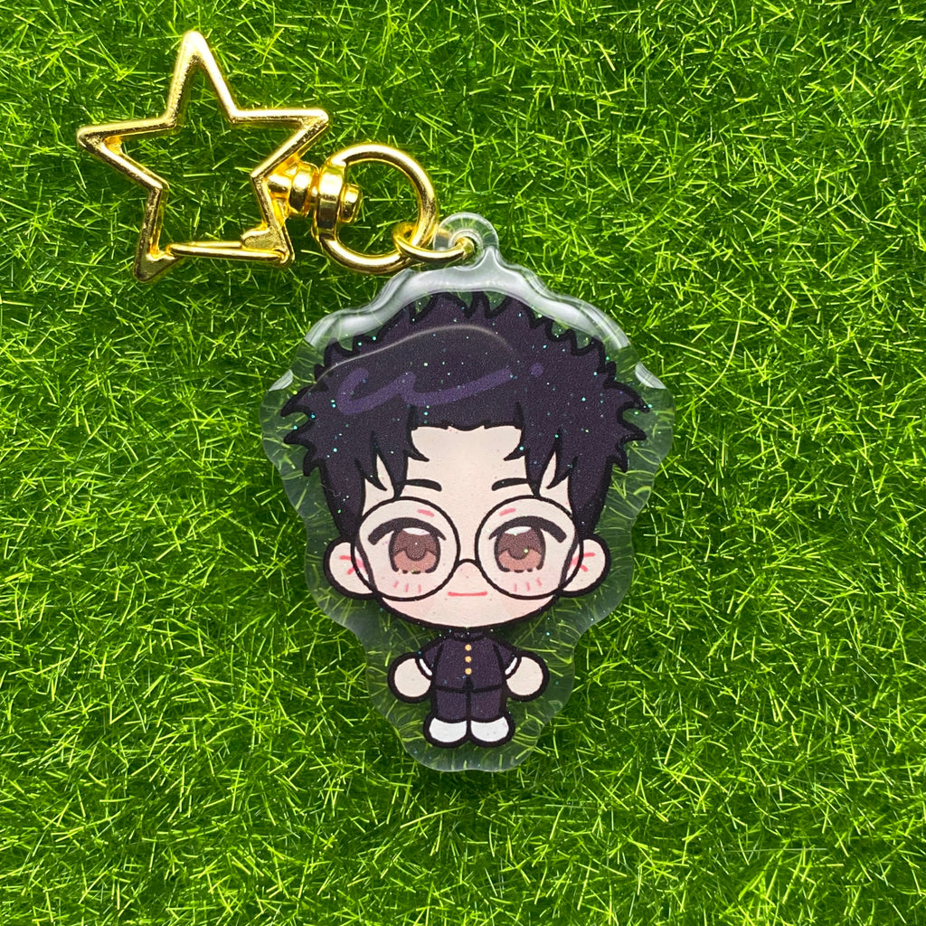 Supernatural Anime Glitter Epoxy Keychains