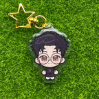 Supernatural Anime Glitter Epoxy Keychains