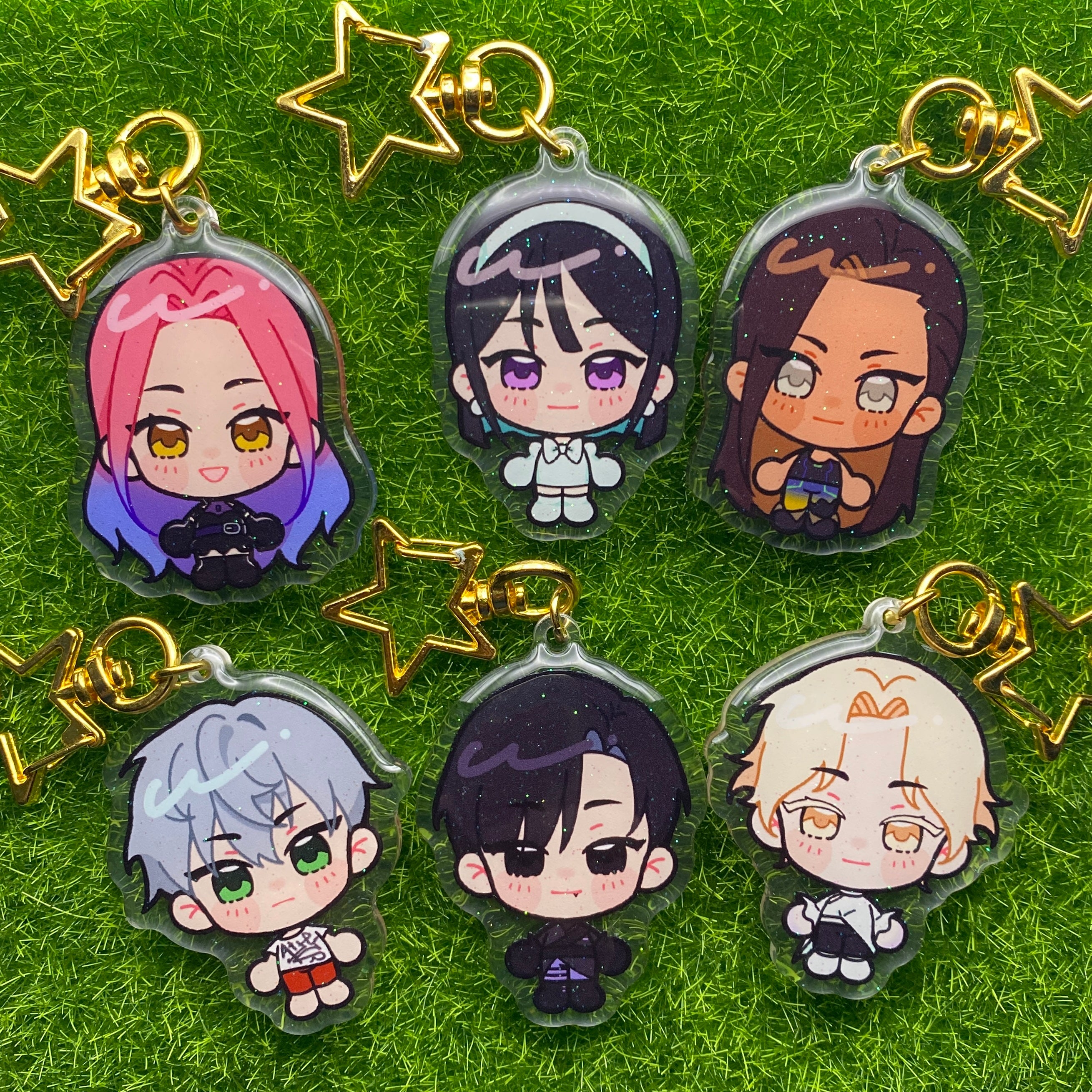 Alien Stage (ALNST) Glitter Epoxy Keychains