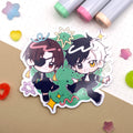 Suo and Sakura Vinyl Sticker