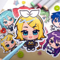 Kagamine Rin Vinyl Sticker