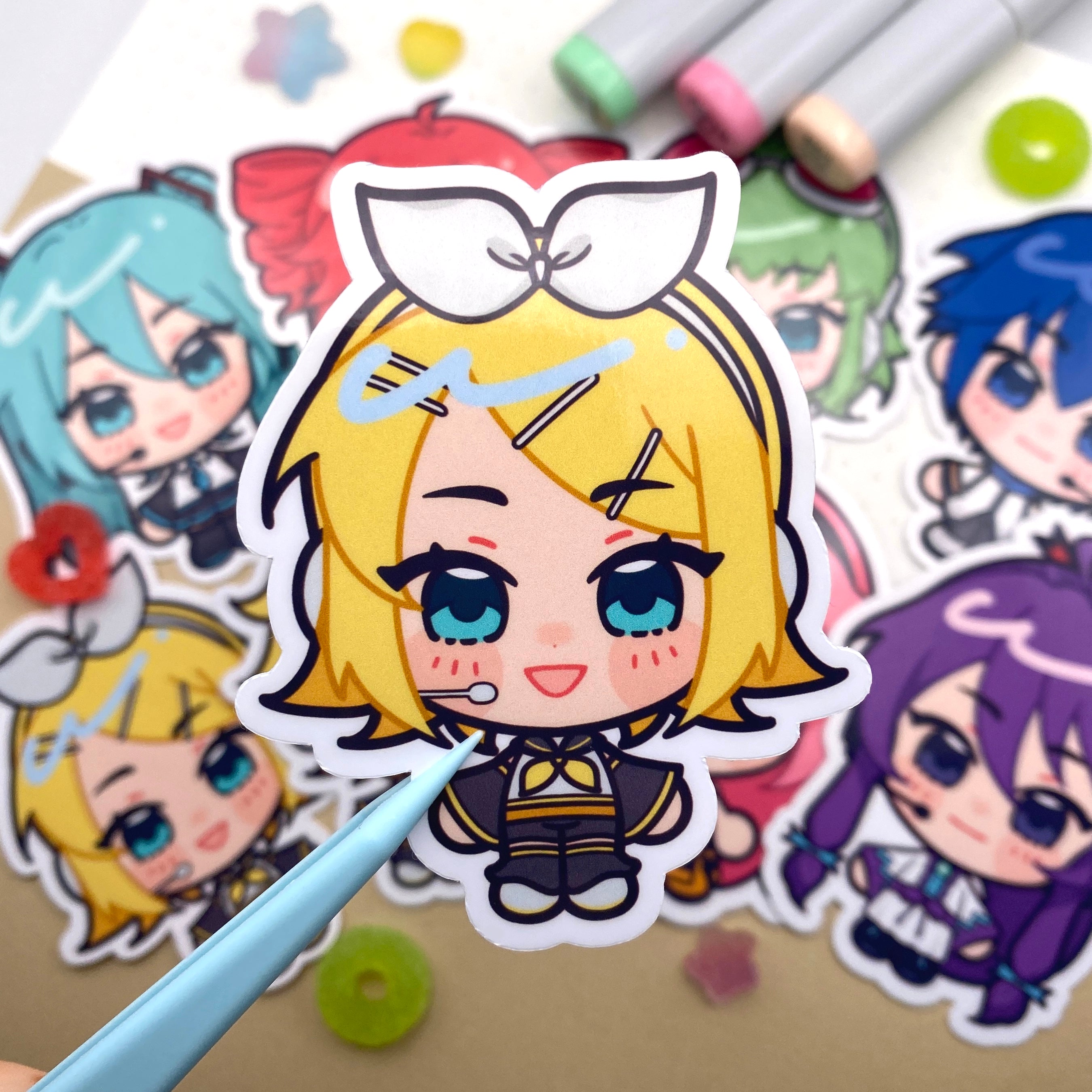 Kagamine Rin Vinyl Sticker