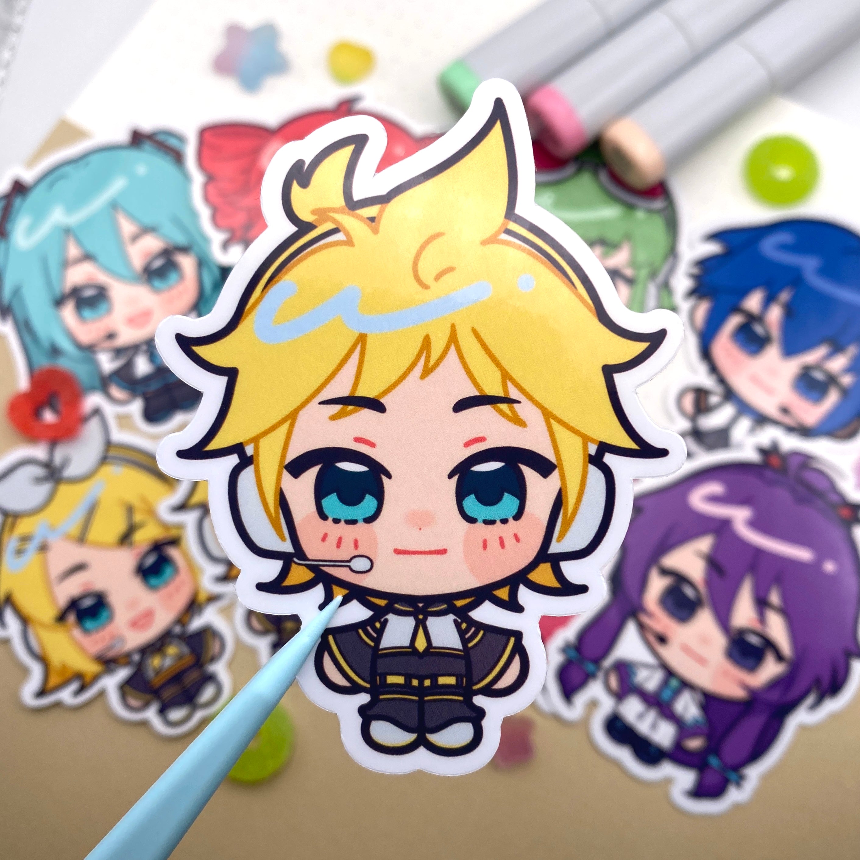 Kagamine Len Vinyl Sticker