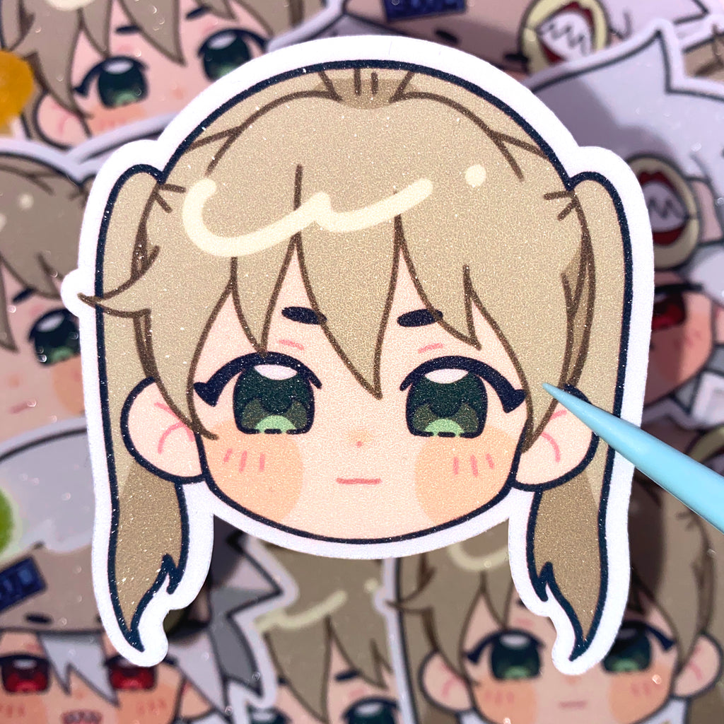 Maka Vinyl Glitter Sticker