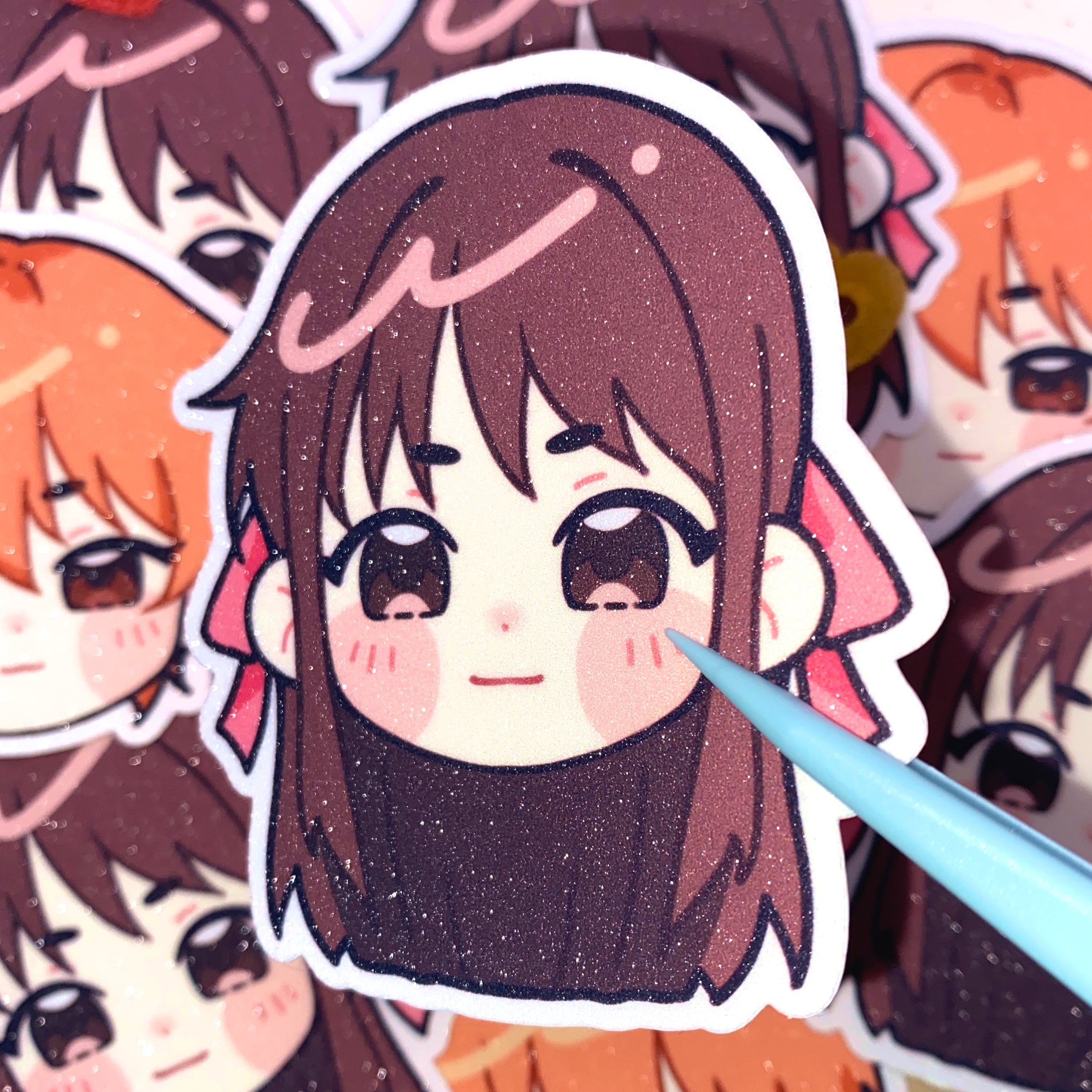 Tohru Vinyl Glitter Sticker