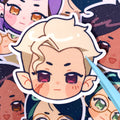 Hunter Vinyl Glitter Sticker
