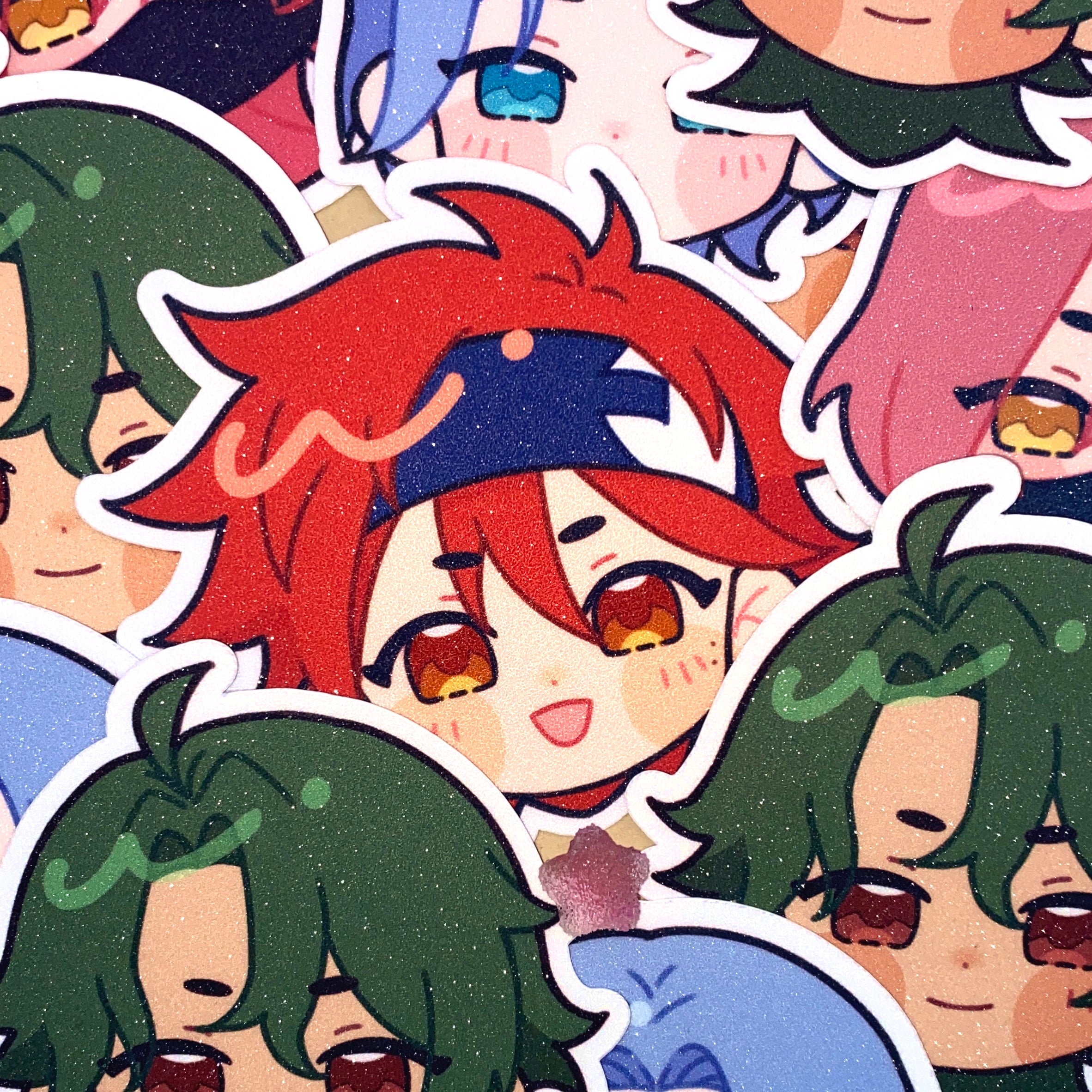 Joe Vinyl Glitter Sticker