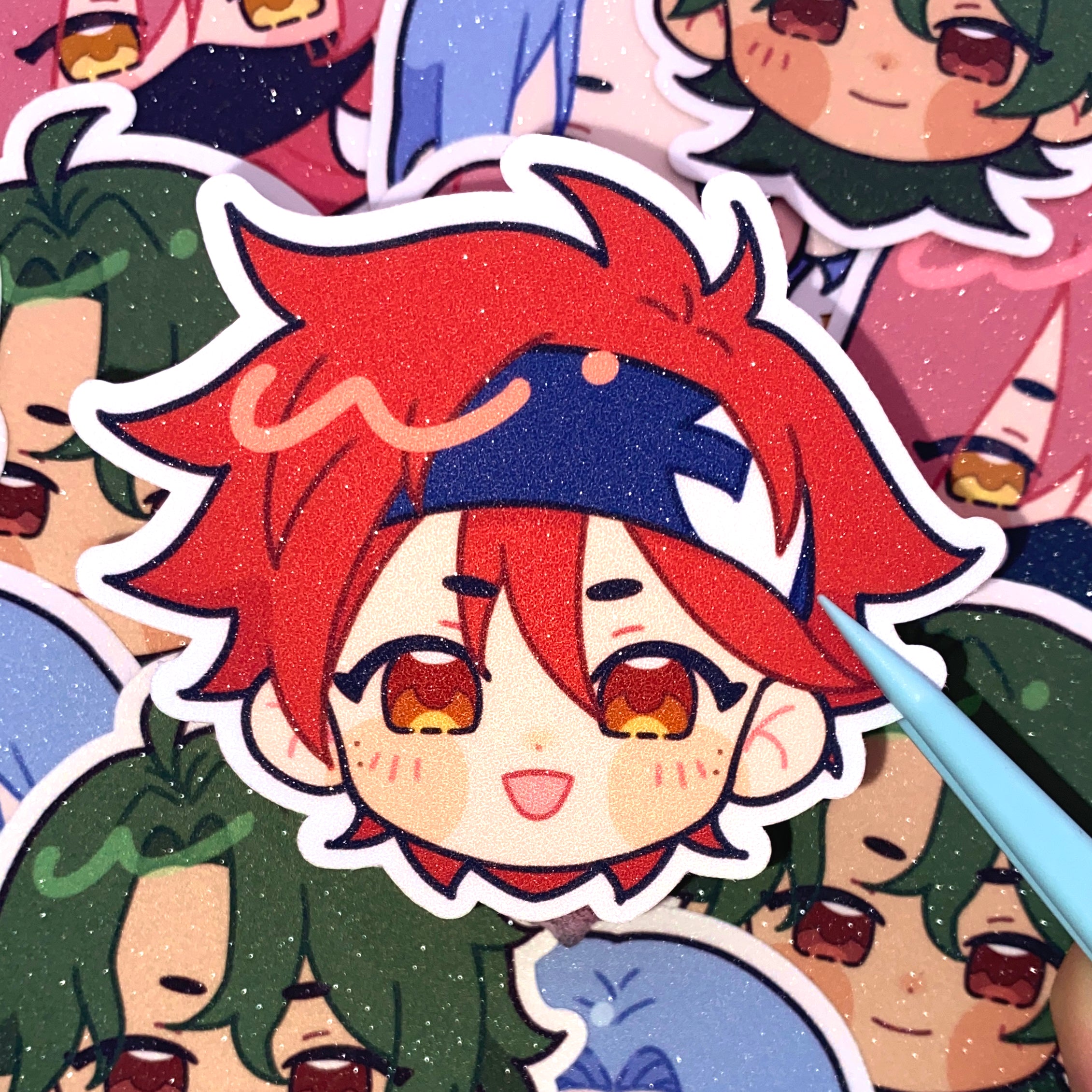 Reki Vinyl Glitter Sticker