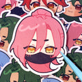 Cherry Vinyl Glitter Sticker