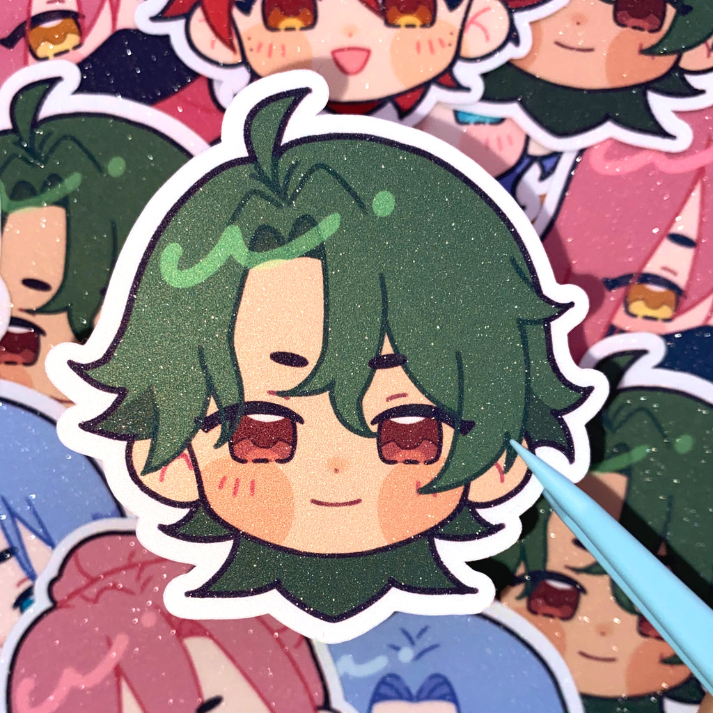 Joe Vinyl Glitter Sticker