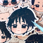 Yuta Vinyl Glitter Sticker