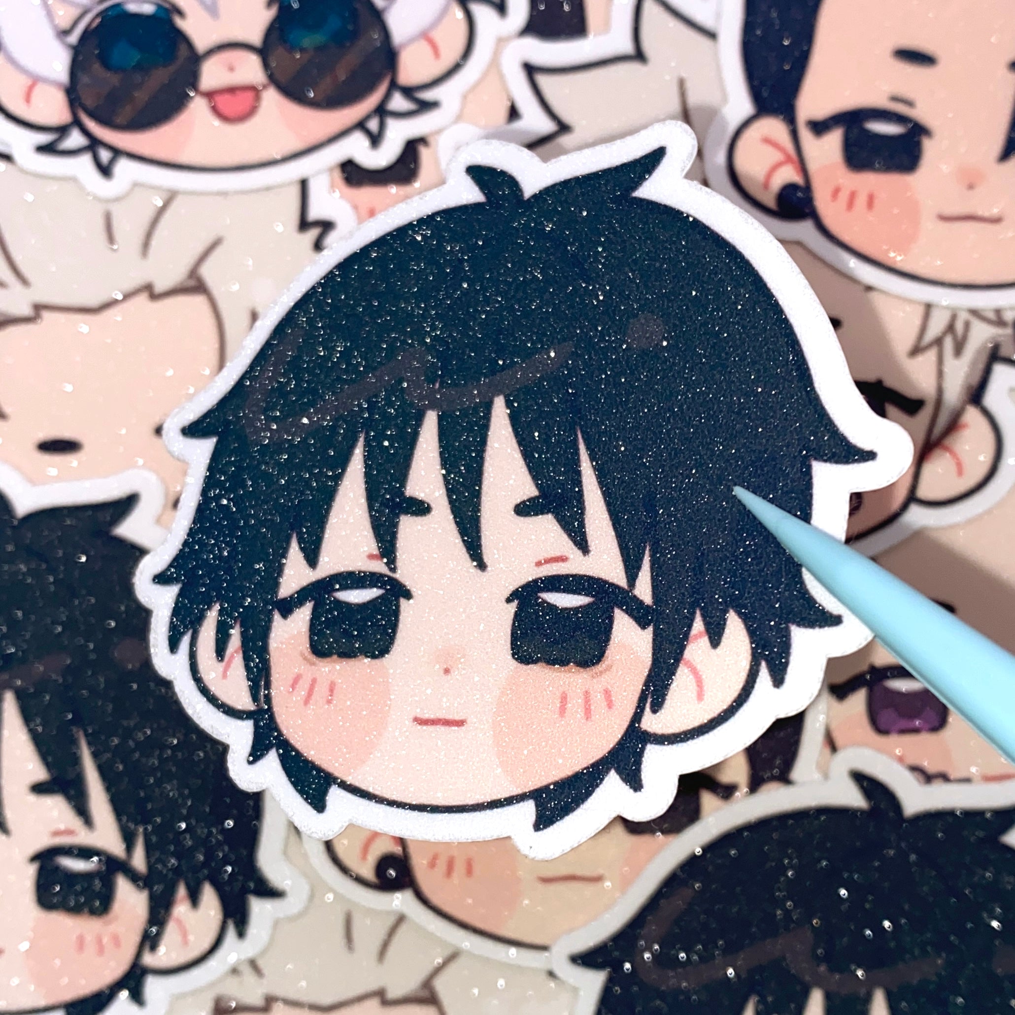 Yuta Vinyl Glitter Sticker