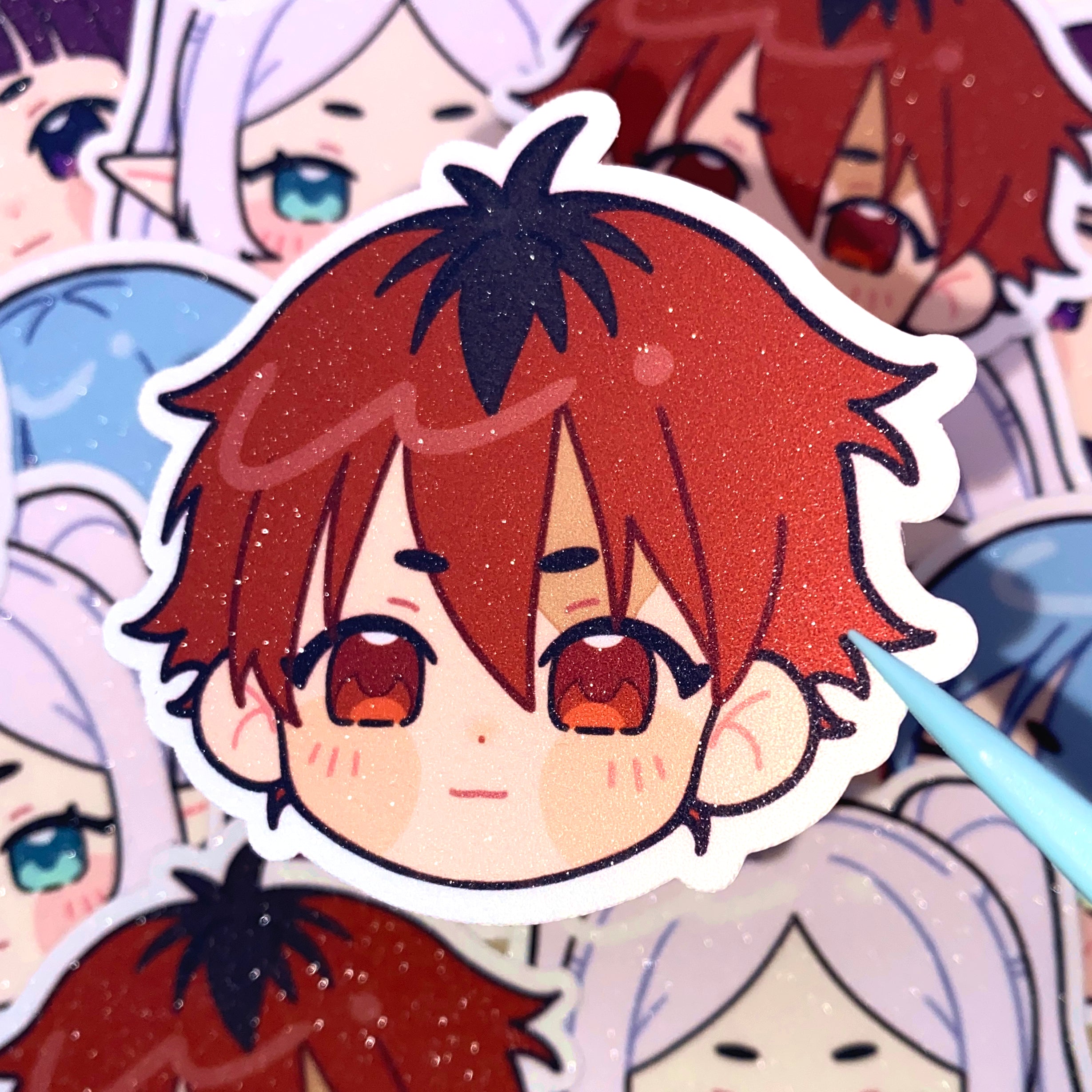 Stark Vinyl Glitter Sticker